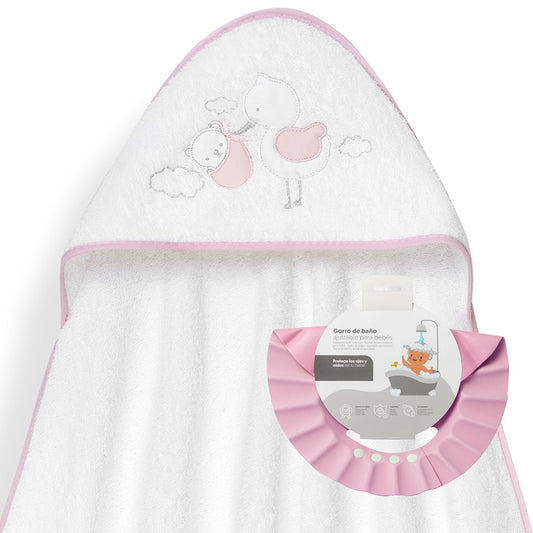 Capa de Baño cigueña + Gorro de Baño