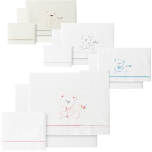 Tríptico para carrito, osito y lazo