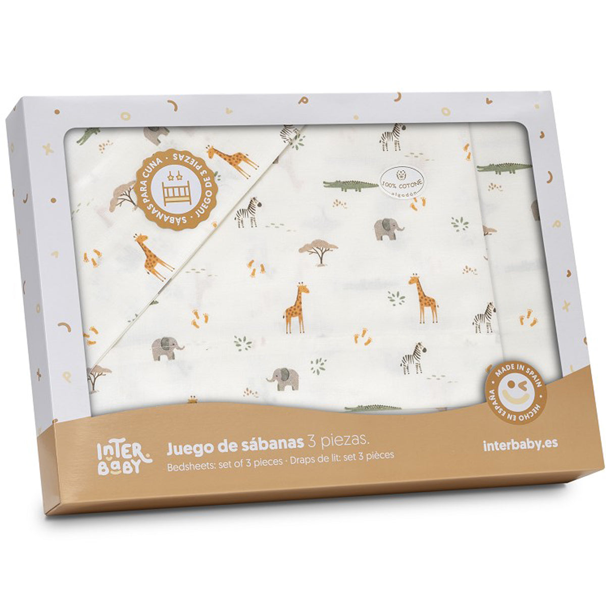 Sábanas mini cuna Savanna