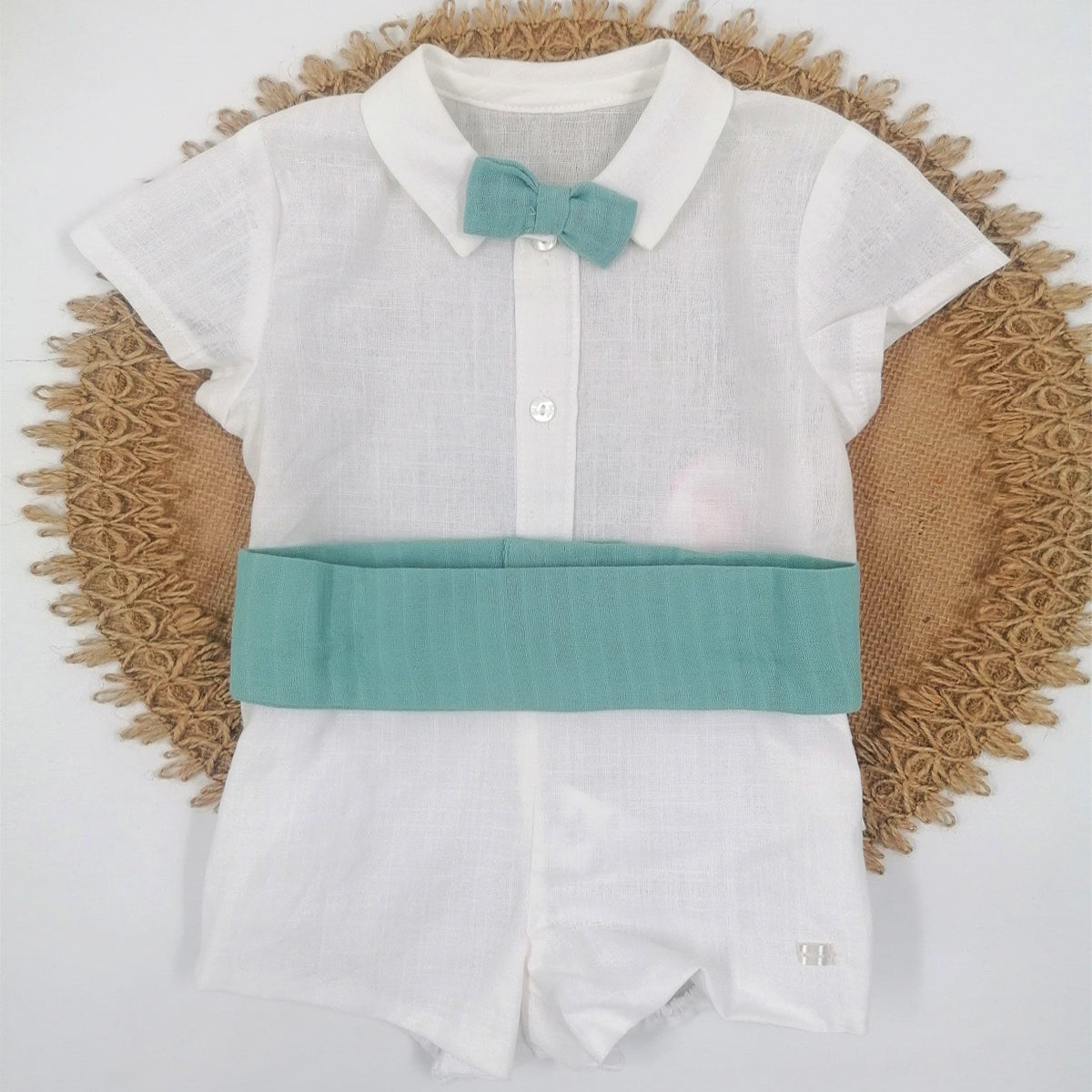 Conjunto ceremonia verde (6 A 48 meses)
