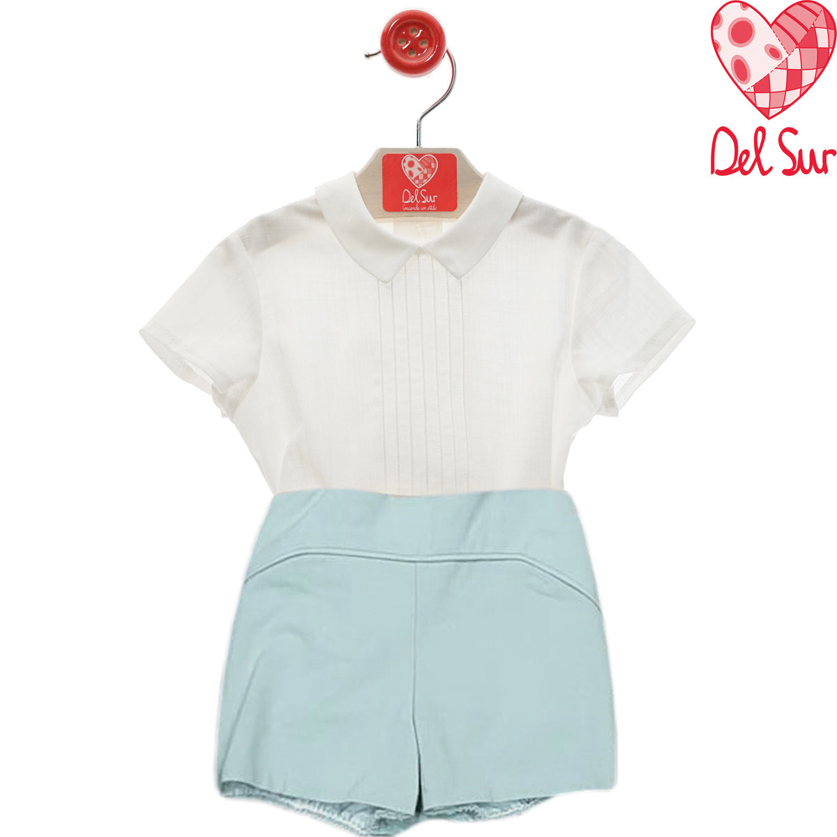 Conjunto ceremonia verde (6 a 48 meses)