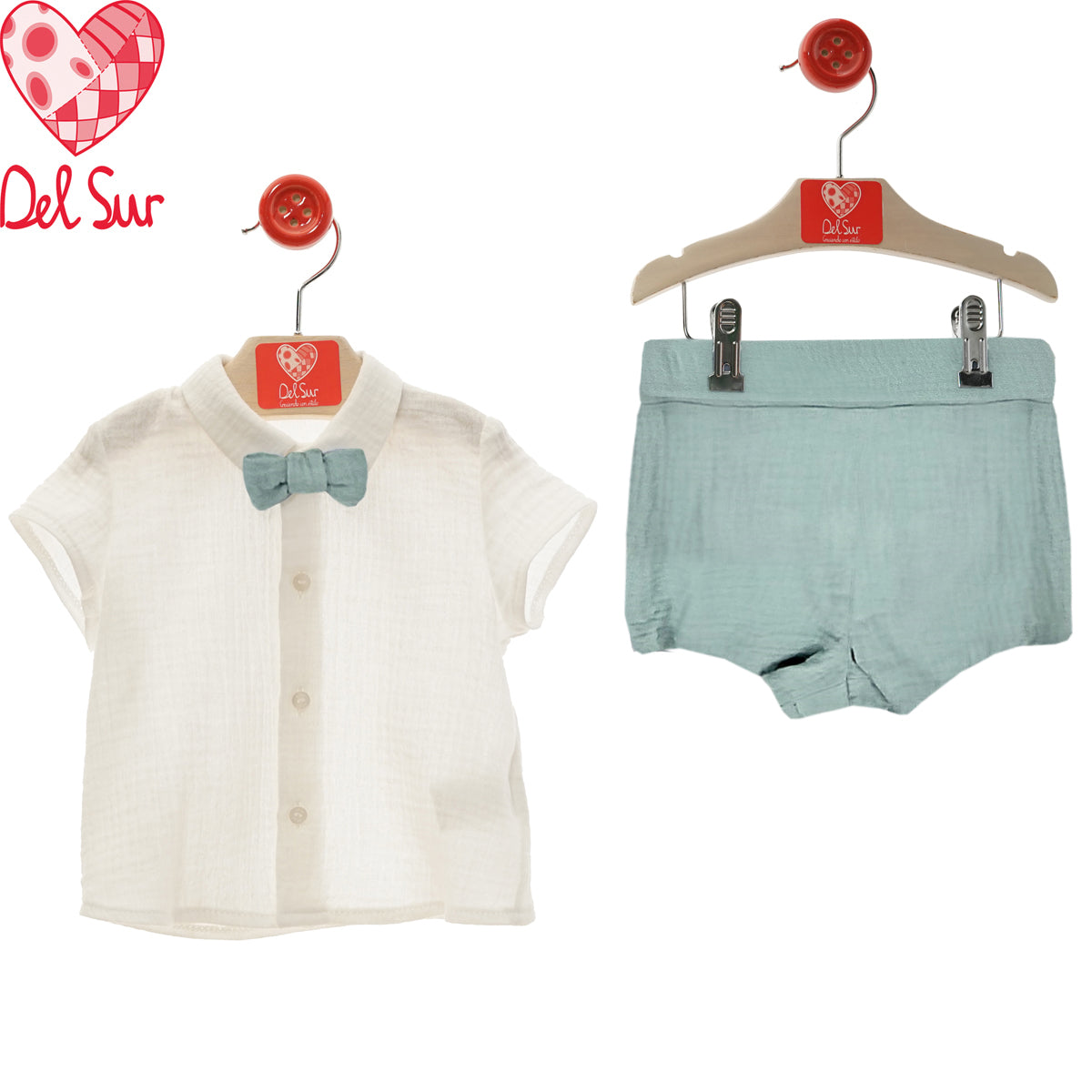 Conjunto ceremonia verde (6 a 48 meses)