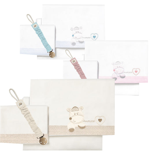 Sabanas Cuna Amoroso + Chupetero