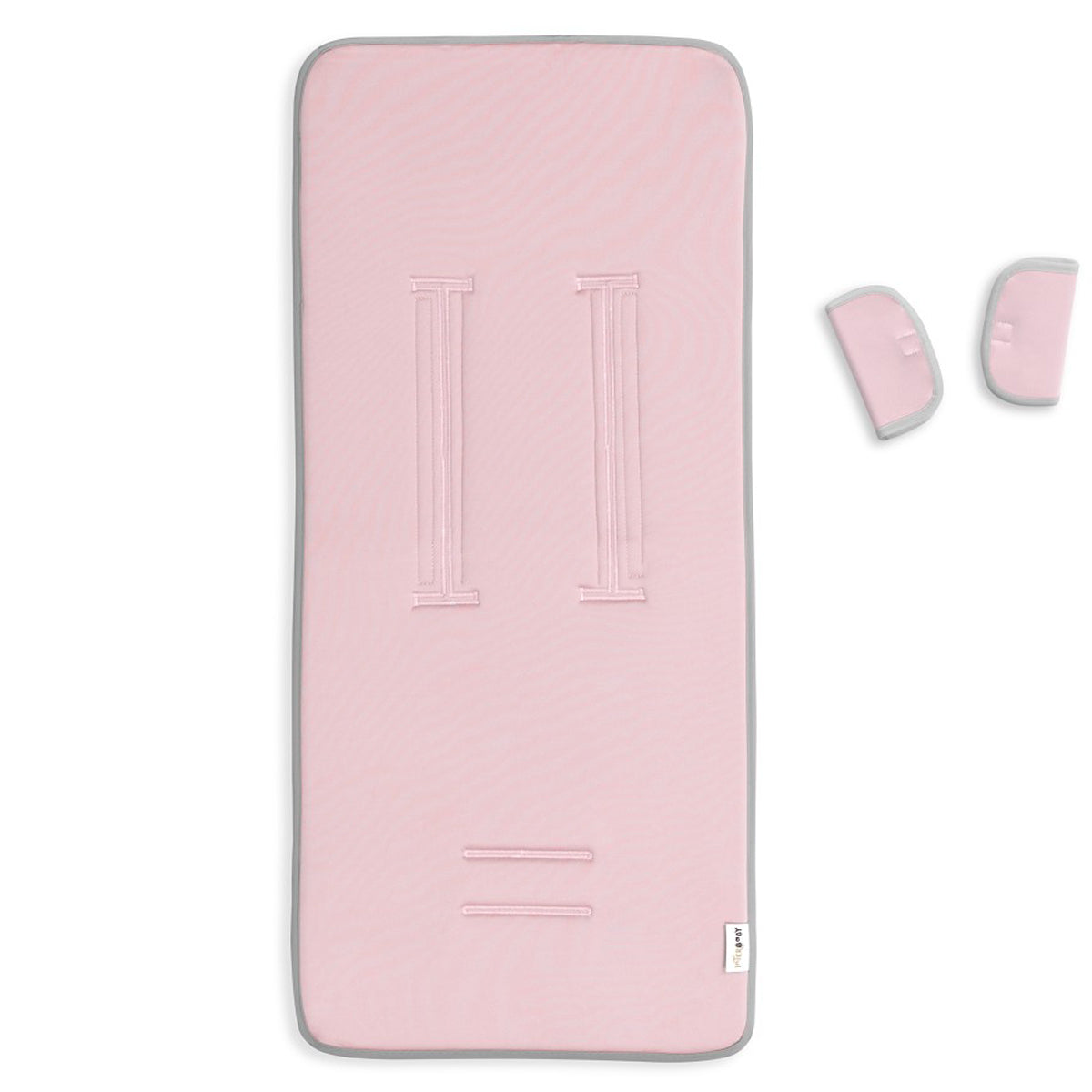 Colchoneta + Protectores Universal Liso Rosa