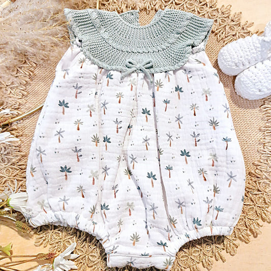 Ranita de punto/tela (0 a 6 meses)