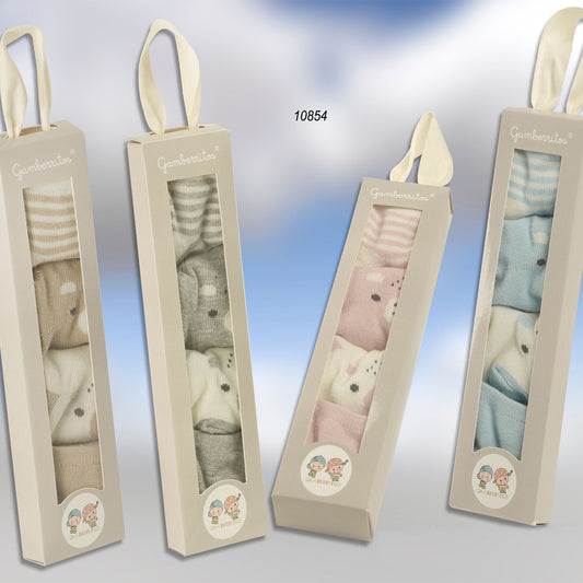 Set 4 pares de calcetines primera puesta