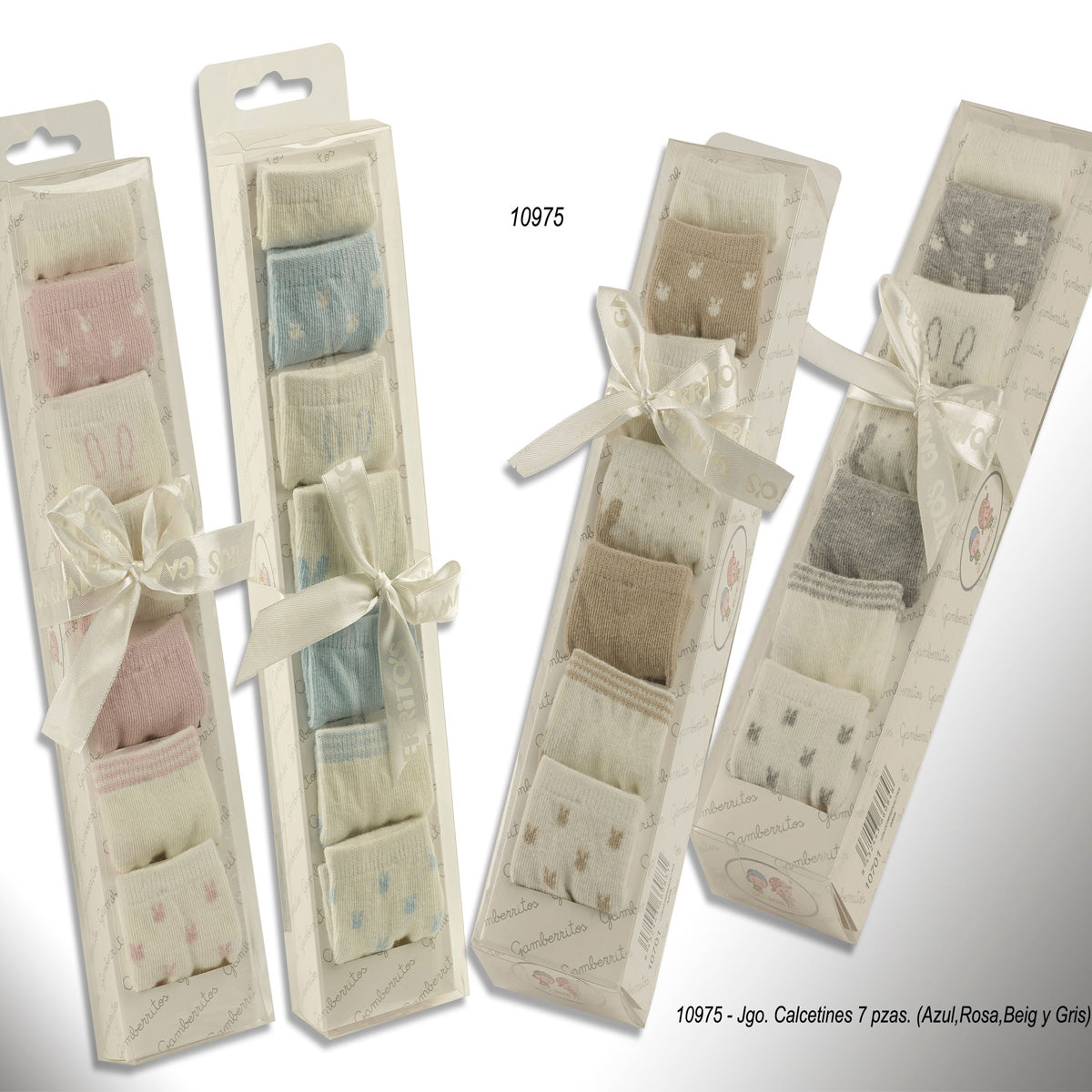 Set 7 pares de calcetines primera puesta