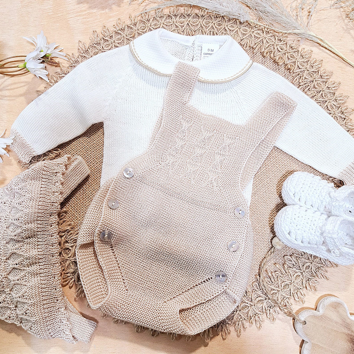 Conjunto ranita/peto bebé (0 a 3 meses)