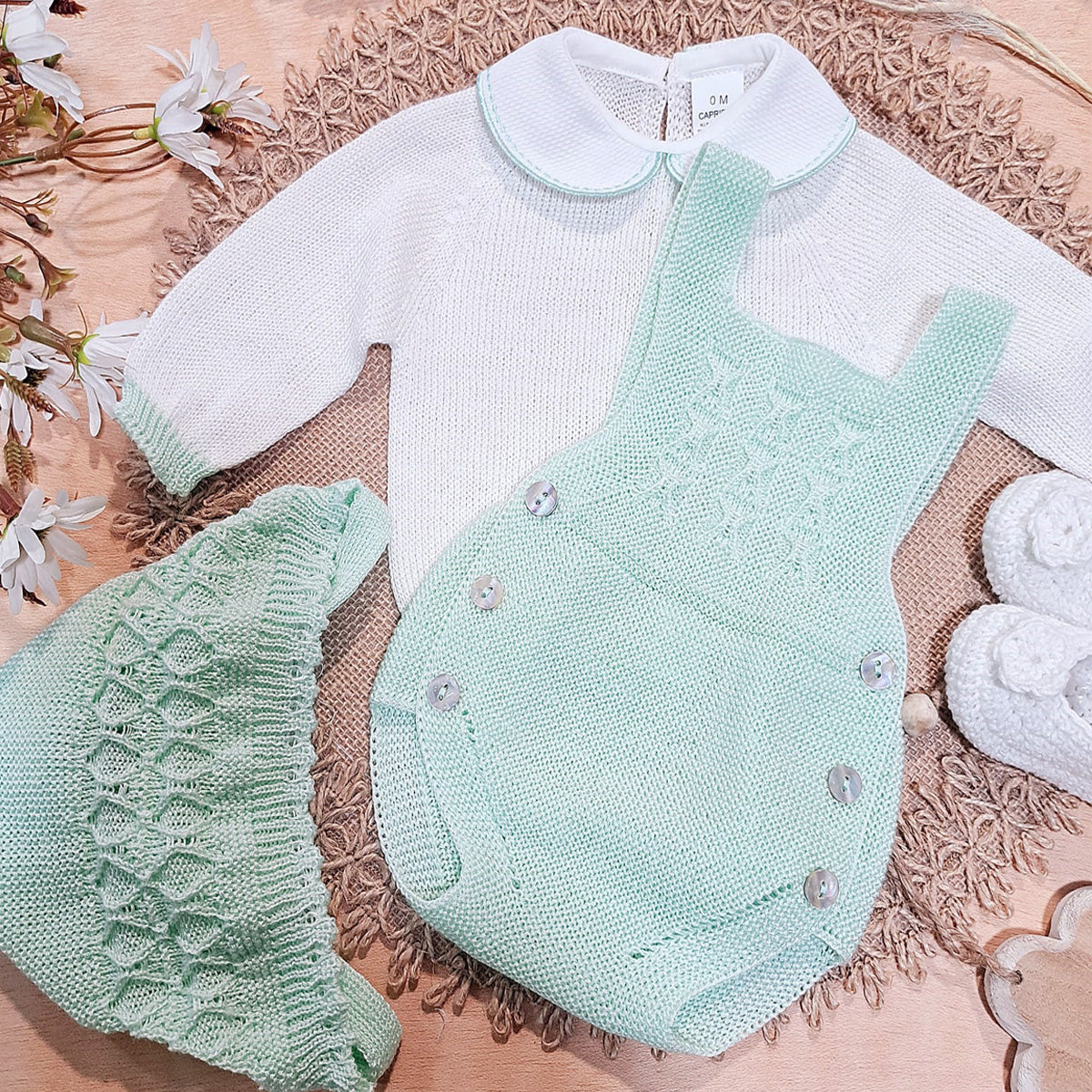 Conjunto ranita/peto bebé (0 a 3 meses)