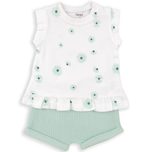 Conjunto de 2 piezas verde agua (1 a 24 meses)