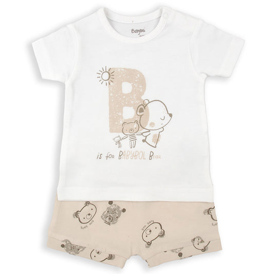 Conjunto beige (1 a 24 meses)