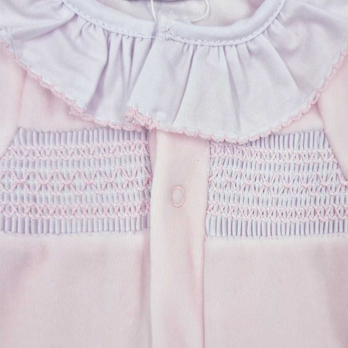 Pijama tundosado rosa (0 a 3 meses)