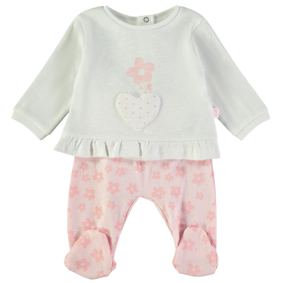 Conjunto rosa (0 a 6 meses)