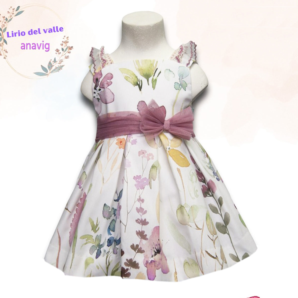 Vestido floreado Anavig (4 a 8 años)