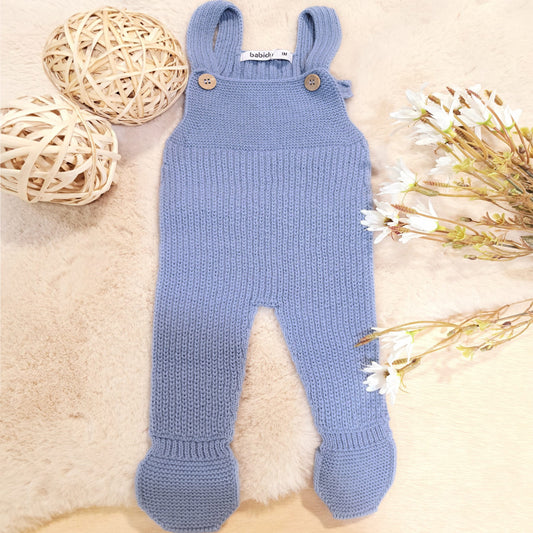 Mono de punto azul (1 a 6 meses)