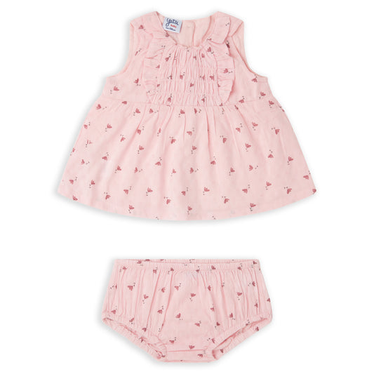 Conjunto 2 piezas rosa (1 a 18 meses)