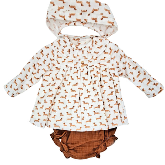 Jesusito de 3 piezas perritos (3 a 36 meses)