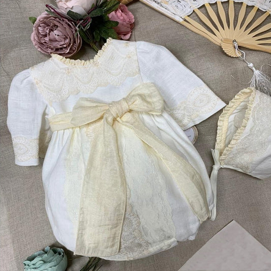 Pelele Lino y Puntilla (3 a 12 meses)