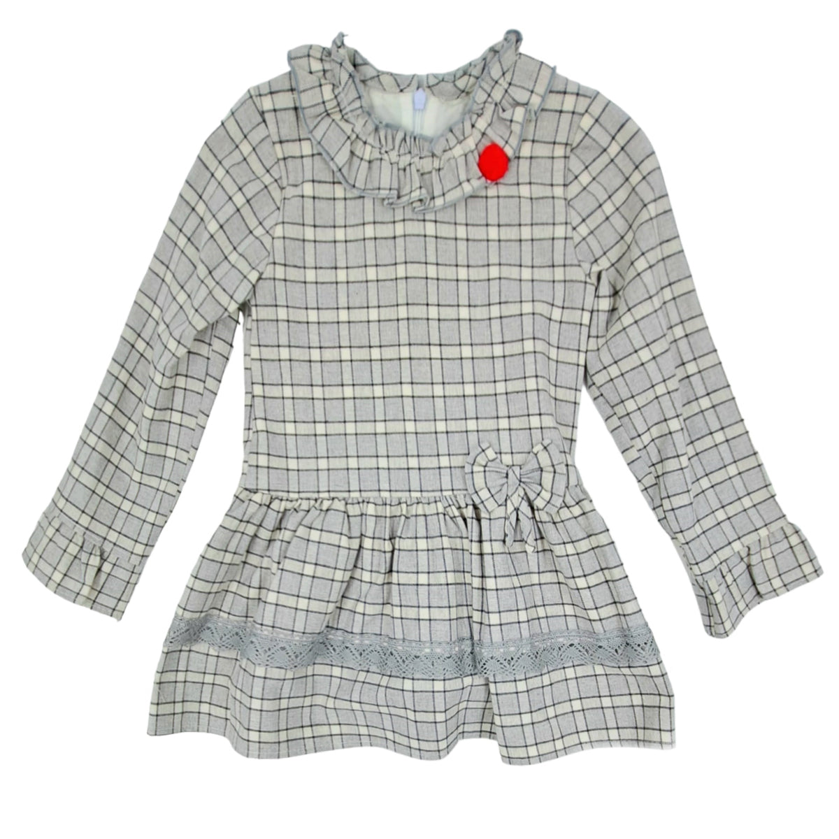 Vestido infantil cuadros (3 a 8 años)