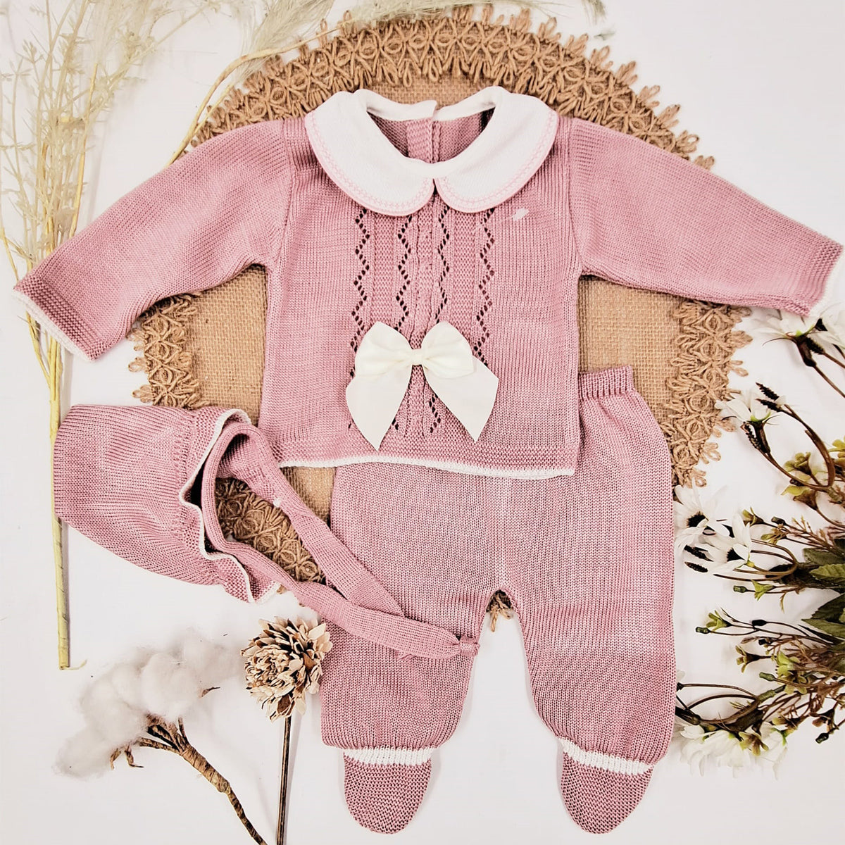 Conjunto de 3 piezas maquillaje (0 a 6 meses)