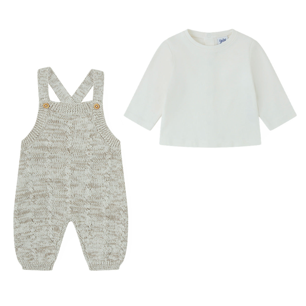 Conjunto de 2 piezas punto (1 a 6 meses)