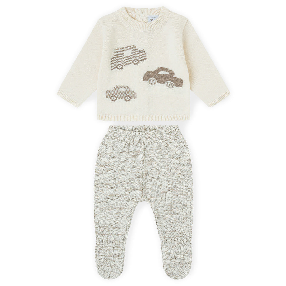 Conjunto de 2 piezas punto (0 a 6 meses)