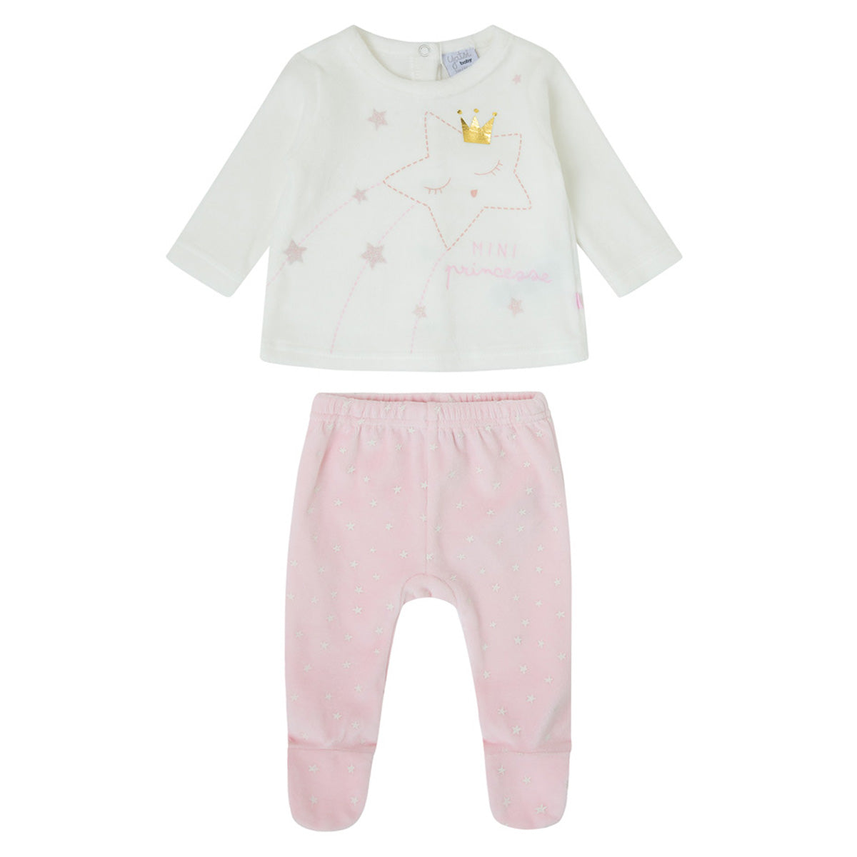 Conjunto de 2 piezas( 0 a 6 meses)