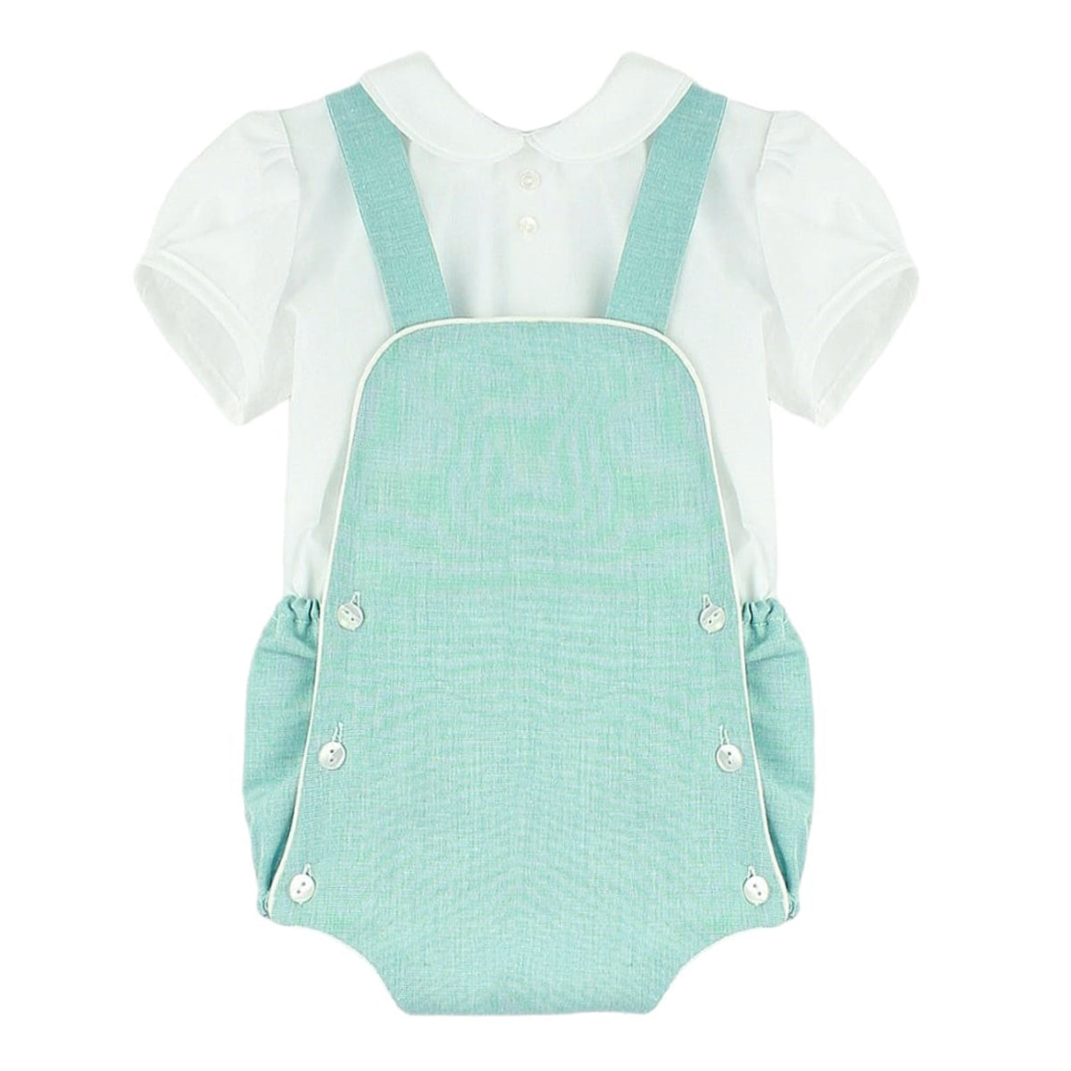 Conjunto ranita peto verde (1 a 18 meses)