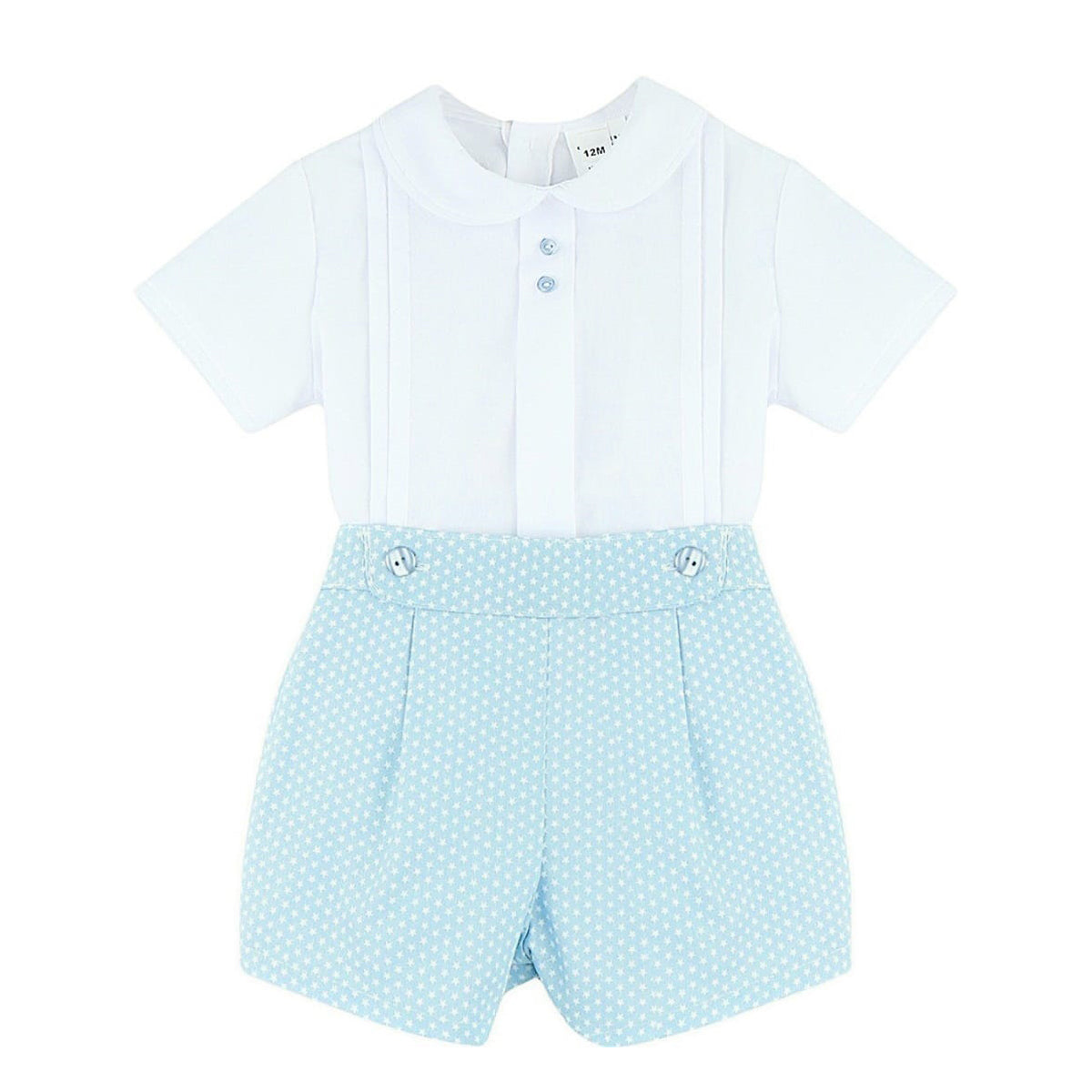 Conjunto 2 piezas celeste (6 a 36 meses)