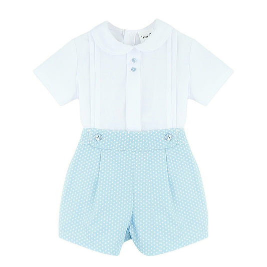 Conjunto 2 piezas celeste (6 a 36 meses)