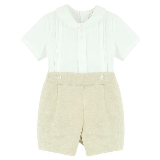 Conjunto 2 piezas beige (3 a 36 meses)