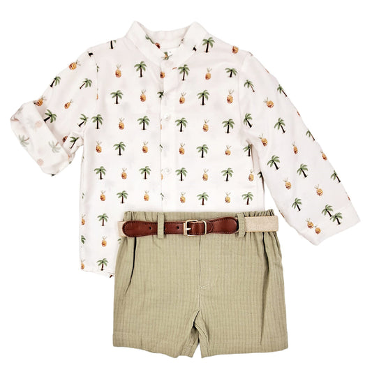 Conjunto piñas y palmeras (2 a 6 años)