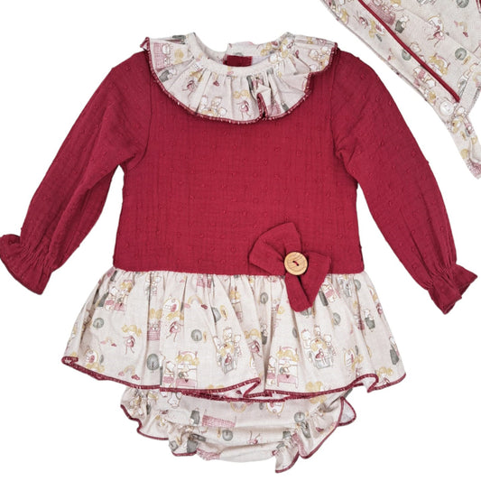 Jesusito Tres Piezas Granate