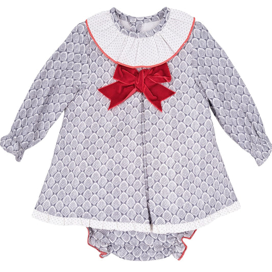 Jesusito Dos Piezas Hojas Gris (3 a 36 meses)