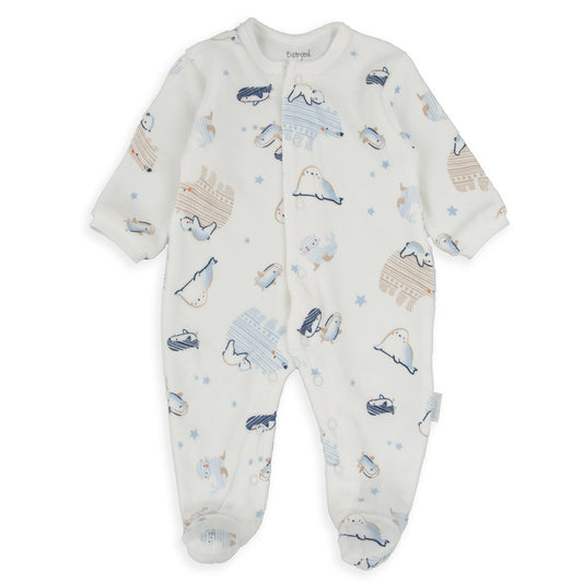 Pijama pelele tundosado (0 a 12 meses)