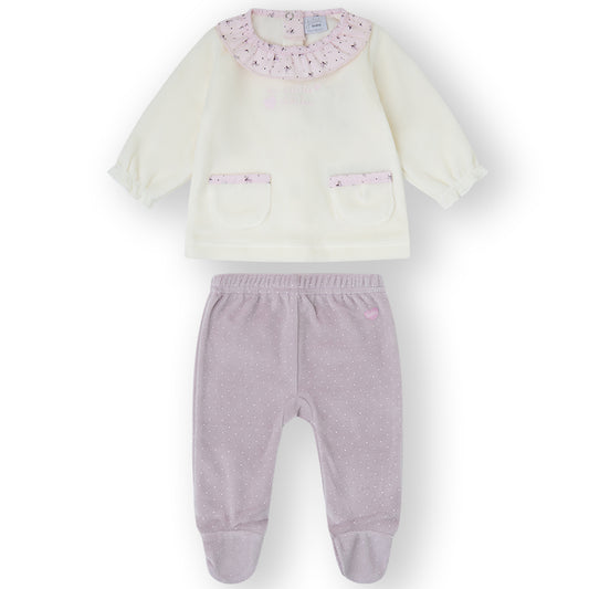 Conjunto tundosado (0 a 6 meses)