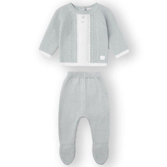 Conjunto gris(0 a 6 meses)