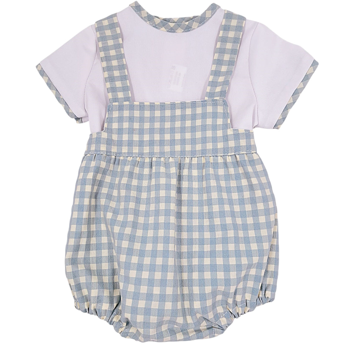 Conjunto ranita a cuadros (3 a 18 meses)