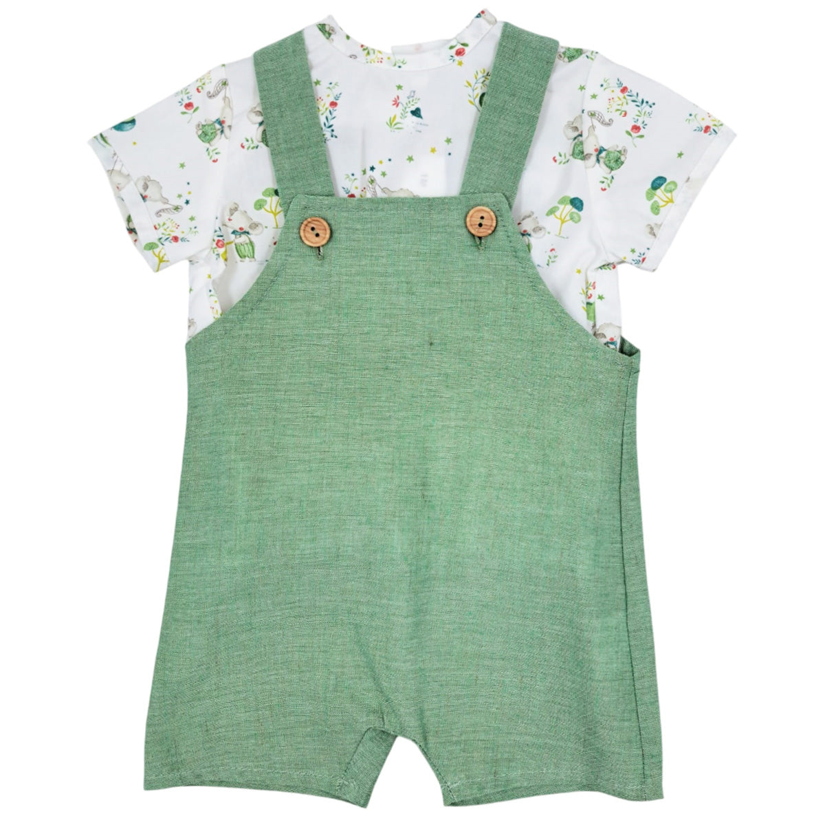 Conjunto peto verde (1 a 18 meses)