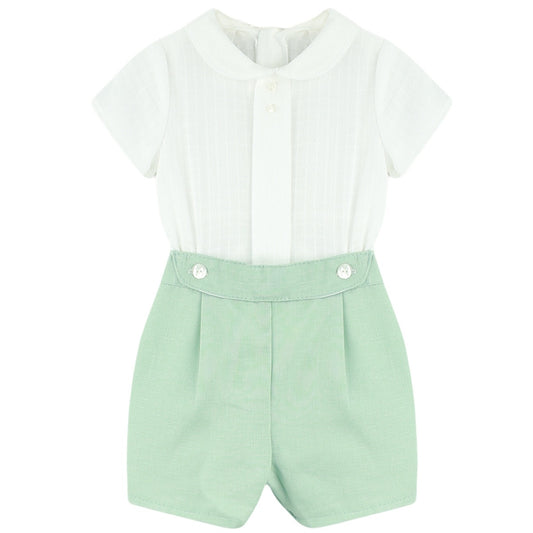 Conjunto 2 piezas verde (6 a 36 meses)