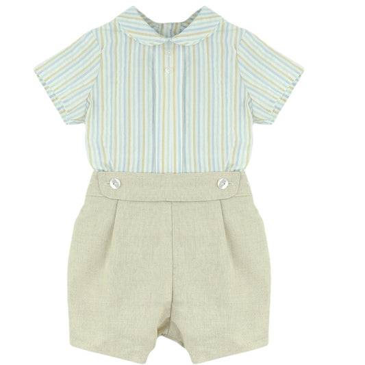 Conjunto 2 piezas beige (3 a 36 meses)