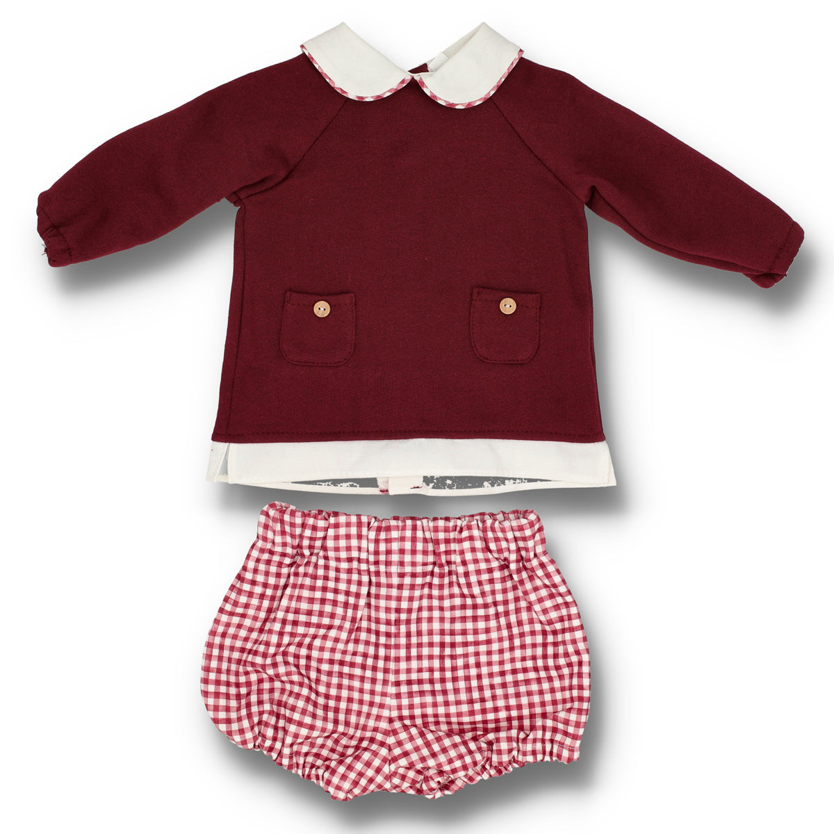 Conjunto granate (3 a 36 meses)