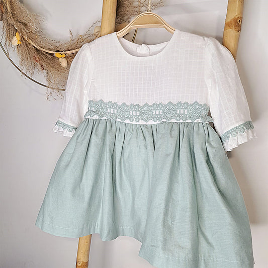 Vestido verde (12 a 36 meses)