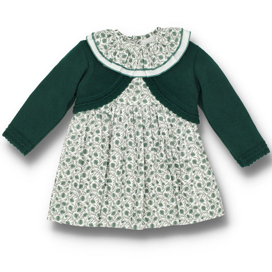 Vestido + chaqueta (6 a 36 meses)