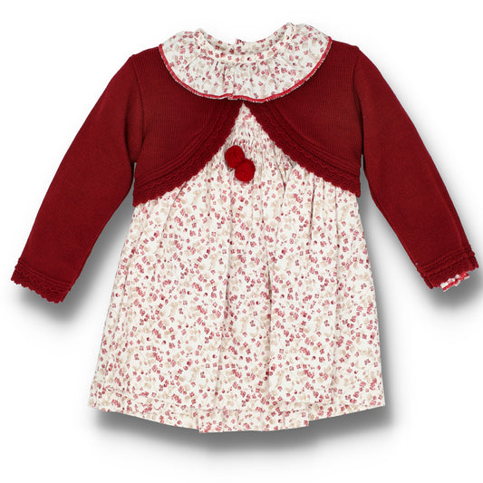 Vestido + chaqueta (6 a 36 meses)