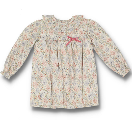 Vestido beige infantil (3 a 12 años)