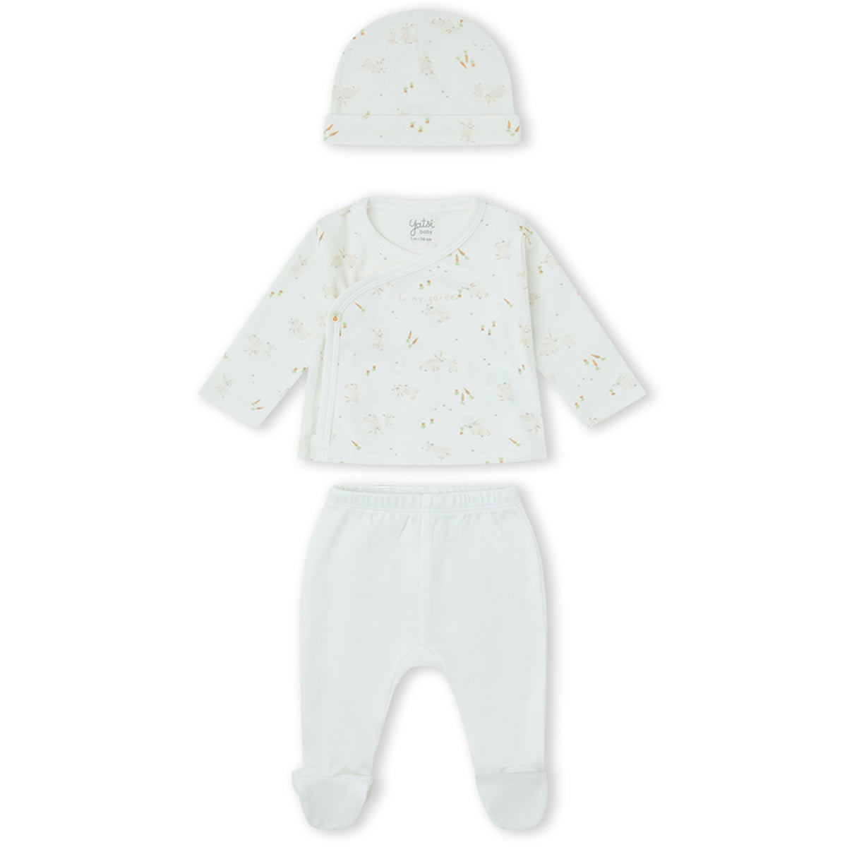 Conjunto 3 piezas algodón (00 a 3 meses)