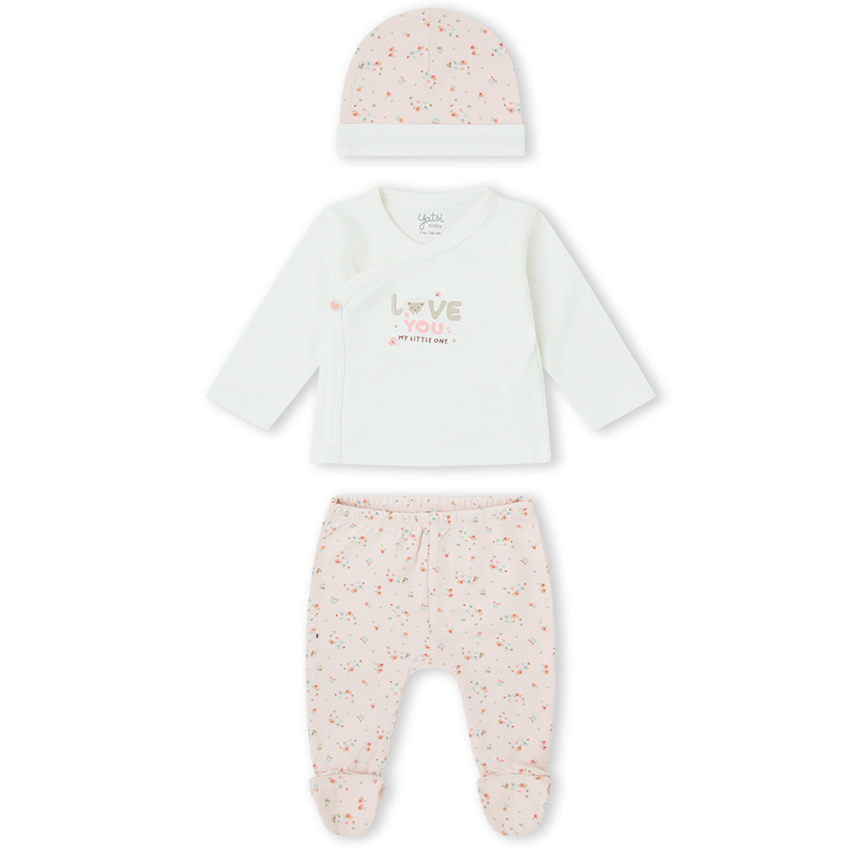 Conjunto 3 piezas algodón (00 a 3 meses)