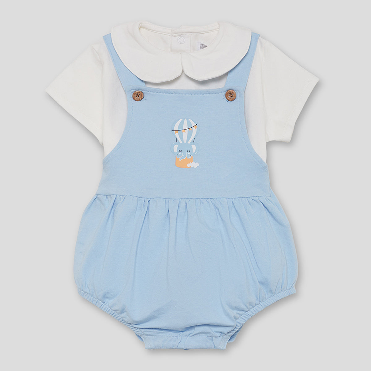 Conjunto peto azul (1 a 12 meses)