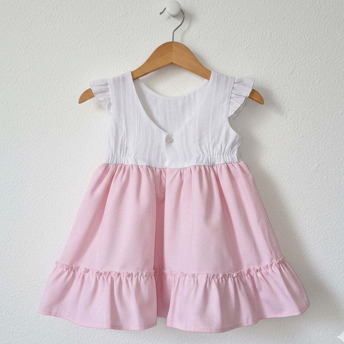 Vestido rosa (12 a 36 meses)